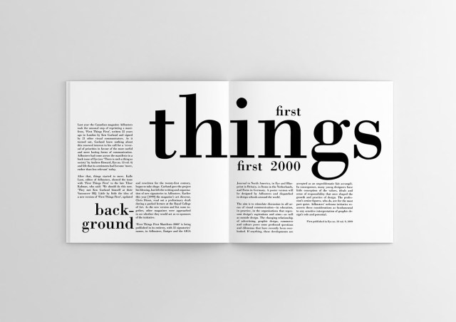First Things First 2000: A Design Manifesto – design manifestos .org